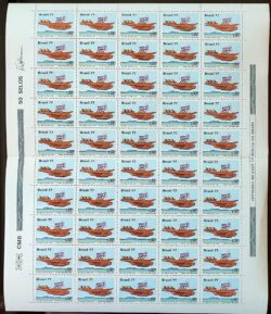 C 1009 Selo Aviacao Civil Aviao Raid Jahu 1977 Folha