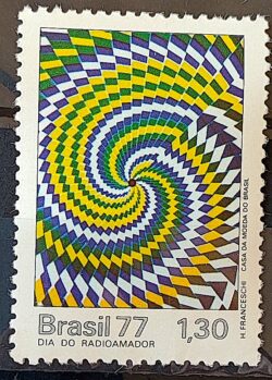 C 1012 Selo Dia do Radioamador Comunicacao 1977