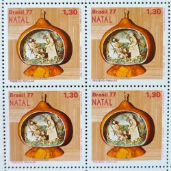 C 1013 Selo Natal Religião Presepio Natividade 1977 Quadra