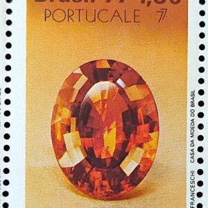 C 1016 Selo Pedras Preciosas Portucale Topazio 1977