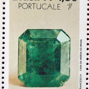 C 1017 Selo Pedras Preciosas Portucale Esmeralda 1977