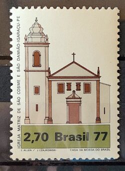C 1024 Selo Arquitetura Religiosa Igreja Matriz Igaracu Religiao 1977