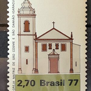 C 1024 Selo Arquitetura Religiosa Igreja Matriz Igaracu Religiao 1977