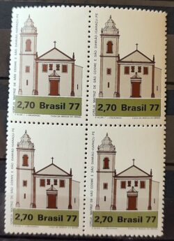 C 1024 Selo Arquitetura Religiosa Igreja Matriz Igaracu Religiao 1977 Quadra
