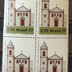 C 1024 Selo Arquitetura Religiosa Igreja Matriz Igaracu Religiao 1977 Quadra