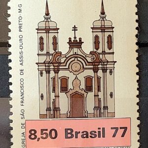 C 1026 Selo Arquitetura Religiosa Igreja Ouro Preto Religiao 1977