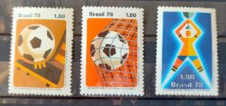 C 1030 Selo Copa do Mundo de Futebol Argentina 1978 Serie Completa