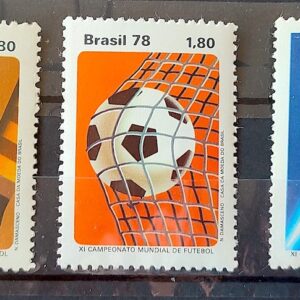 C 1030 Selo Copa do Mundo de Futebol Argentina 1978 Serie Completa