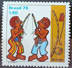 C 1048 Selo Instrumentos Musicais Berimbau Musica 1978