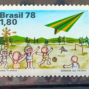C 1049 Selo Semana da Patria Aviao Crianca 1978 2