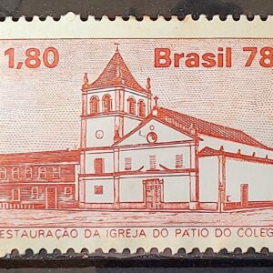 C 1050 Selo Igreja do Patio do Colegio Religiao Arquitetura 1978 2