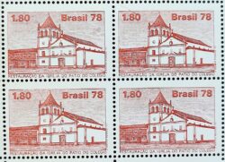 C 1050 Selo Igreja do Patio do Colegio Religiao Arquitetura 1978 Quadra