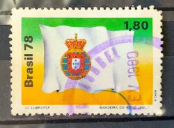 C 1057 Selo Lubrapex Bandeira Reino Unido 1978 Circulado 1