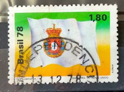 C 1057 Selo Lubrapex Bandeira Reino Unido 1978 Circulado 2