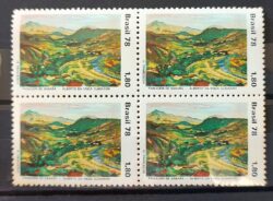 C 1070 Selo Paisagem Brasileira na Pintura Sabara 1978 Quadra