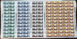 C 1086 Selo Brasiliana Veleiro Esporte Iatismo 1979 Serie Completa Folha