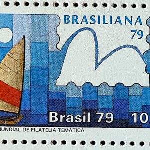 C 1087 Selo Brasiliana Veleiro Esporte Iatismo 1979