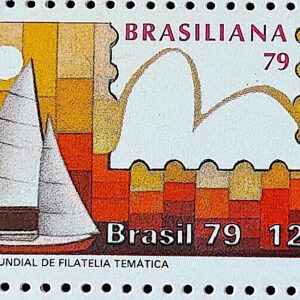 C 1089 Selo Brasiliana Veleiro Esporte Iatismo 1979