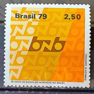 C 1094 Selo Banco do Nordeste Economia 1979
