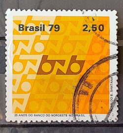 C 1094 Selo Banco do Nordeste Economia 1979 Circulado 6