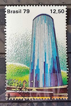 C 1097 Selo Brasiliana 79 Hotel Nacional Asa Delta 1979 Circulado 1
