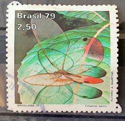 C 1098 Selo Dia do Selo Brasiliana 79 Borboleta 1979 Circulado 1