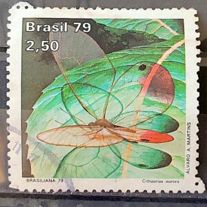 C 1098 Selo Dia do Selo Brasiliana 79 Borboleta 1979 Circulado 1