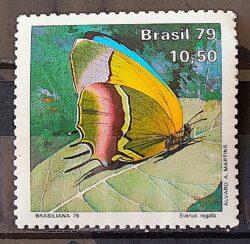 C 1099 Selo Dia do Selo Brasiliana 79 Borboleta 1979