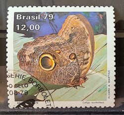C 1100 Selo Dia do Selo Brasiliana 79 Borboleta 1979 Circulado 2