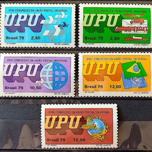 C 1105 Selo Congresso da UPU Uniao Postal Universal Servico Postall 1979 Serie Completa