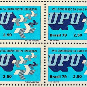 C 1105 Selo Congresso da UPU Uniao Postal Universal Servico Postall 1979 Serie Completa