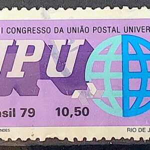 C 1107 Selo Congresso da UPU Uniao Postal Universal Servico Postall 1979 Circulado 1