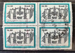 C 1115 Selo Chafariz Bela Vista 1979 Quadra Circulado 1