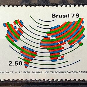 C 1116 Selo Telecom 79 Comunicacao Mapa 1979
