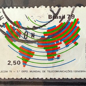 C 1116 Selo Telecom 79 Comunicacao Mapa 1979 Circulado 3