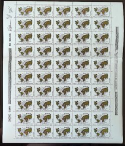 C 1116 Selo Telecom 79 Comunicacao Mapa 1979 Folha