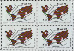 C 1116 Selo Telecom 79 Comunicacao Mapa 1979 Quadra