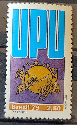 C 1117 Selo Dia da UPU Uniao Postal Universal Servico Postal 1979