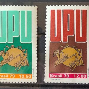 C 1117 Selo Dia da UPU Uniao Postal Universal Servico Postal 1979 Serie Completa CMC 1