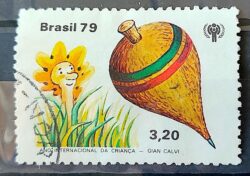 C 1122 Selo Ano da Crianca Infantil Piao 1979 Circulado 1