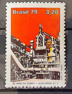 C 1130 Selo 25 Anos da COSIPA Siderurgia Industria Economia 1979 1