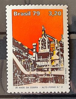 C 1130 Selo 25 Anos da COSIPA Siderurgia Industria Economia 1979 2
