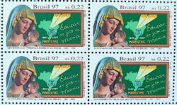 C 2049 Centenario da Presenca Marista no Brasil Religiao Mapa Educacao 1997 Quadra