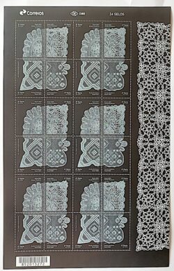 C 3989 Selo Rendas Brasileiras 2021 Folha