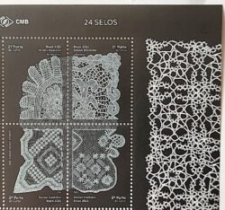 C 3989 Selo Rendas Brasileiras 2021 Vinheta Superior