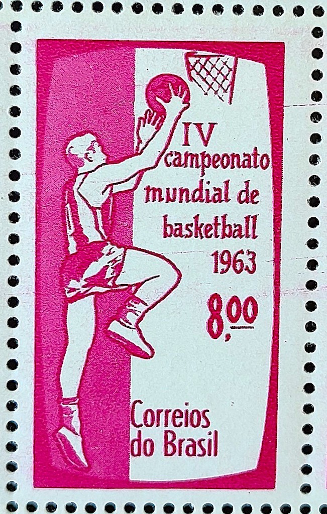 C 488 Selo Campeonato Mundial de Basquete 1963