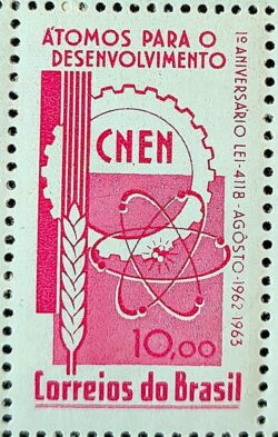 C 495 Selo Atomos para o Desenvolvimento CNEM 1963
