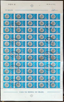 C 608 Selo Conferencia de Exercitos Americanos Militar 1968 Folha CBC