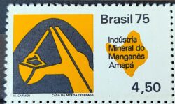 C 875 Selo Recursos Economicos Economia Manganes 1975