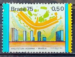 C 880 Selo Habitacoes no Brasil Brasilia 1975